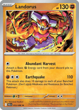 Landorus Rare Black Bolt