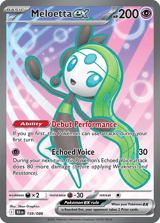 Meloetta ex Ultra Rare Black Bolt