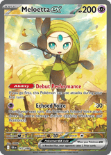 Meloetta ex Special Illustration Rare Black Bolt