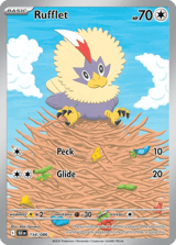 Rufflet Illustration Rare Black Bolt