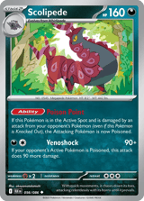 Scolipede Uncommon Black Bolt