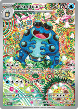 Seismitoad Illustration Rare Black Bolt