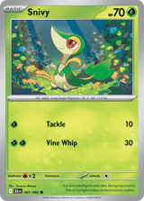 Snivy Common Black Bolt