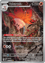 Volcarona Illustration Rare Black Bolt
