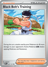 Black Belt's Training Common Prismatic Evolutions