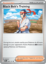Black Belt's Training Common Prismatic Evolutions