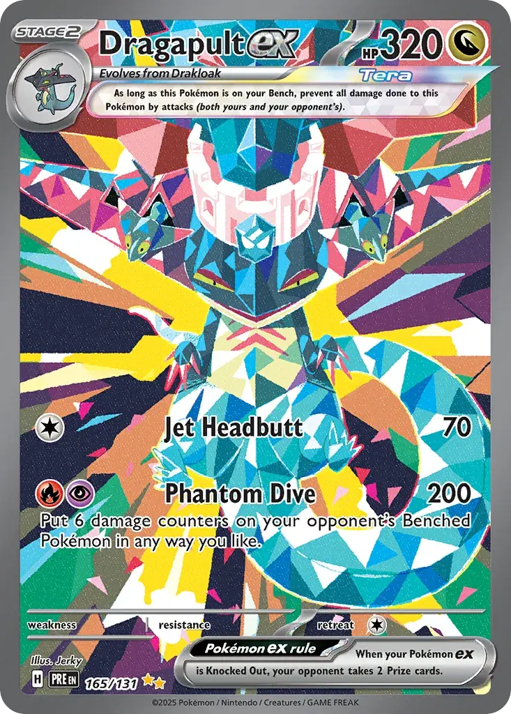 Dragapult ex Prismatic Evolutions Pokemon card