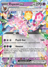 Espeon ex Double Rare Prismatic Evolutions