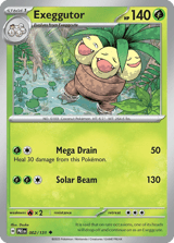 Exeggutor Uncommon Prismatic Evolutions