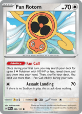 Fan Rotom Common Prismatic Evolutions