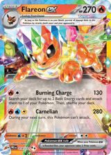 Flareon ex Double Rare Prismatic Evolutions