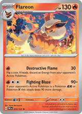 Flareon Rare Prismatic Evolutions