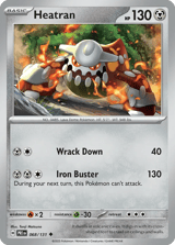 Heatran Uncommon Prismatic Evolutions