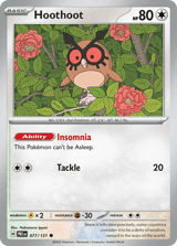 Hoothoot Common Prismatic Evolutions