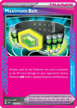 Maximum Belt ACE SPEC Rare Prismatic Evolutions