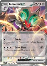 Noivern ex Double Rare Prismatic Evolutions