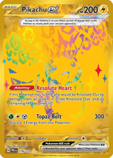 Pikachu ex Hyper Rare Prismatic Evolutions