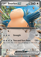 Snorlax ex Double Rare Prismatic Evolutions