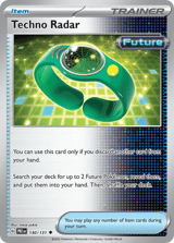 Techno Radar Uncommon Prismatic Evolutions
