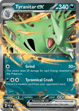 Tyranitar ex Double Rare Prismatic Evolutions