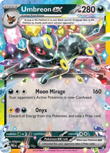 Umbreon ex Double Rare Prismatic Evolutions