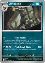 Umbreon Rare Prismatic Evolutions