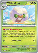 Whimsicott Rare Prismatic Evolutions
