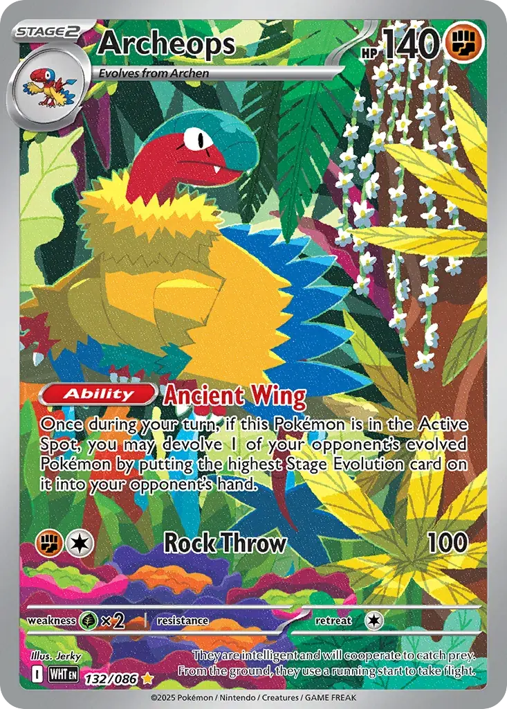 Archeops White Flare Pokemon card
