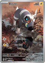 Blitzle Illustration Rare White Flare