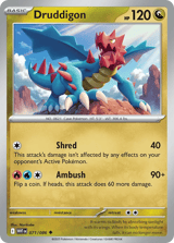 Druddigon Uncommon White Flare
