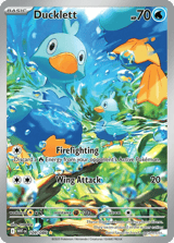 Ducklett Illustration Rare White Flare