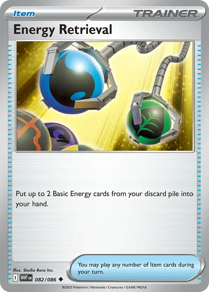 Energy Retrieval White Flare Pokemon card