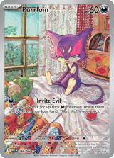 Purrloin Illustration Rare White Flare