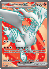 Reshiram ex Ultra Rare White Flare