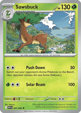 Sawsbuck Uncommon White Flare