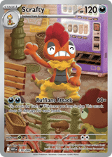Scrafty Illustration Rare White Flare