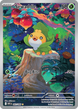 Sewaddle Illustration Rare White Flare