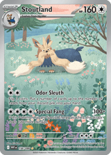 Stoutland Illustration Rare White Flare