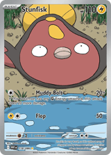 Stunfisk Illustration Rare White Flare