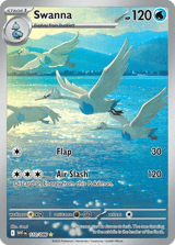 Swanna Illustration Rare White Flare