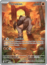 Terrakion Illustration Rare White Flare