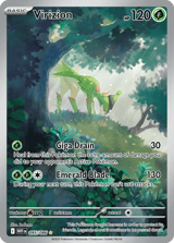 Virizion Illustration Rare White Flare