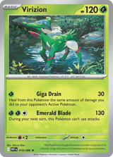 Virizion Rare White Flare