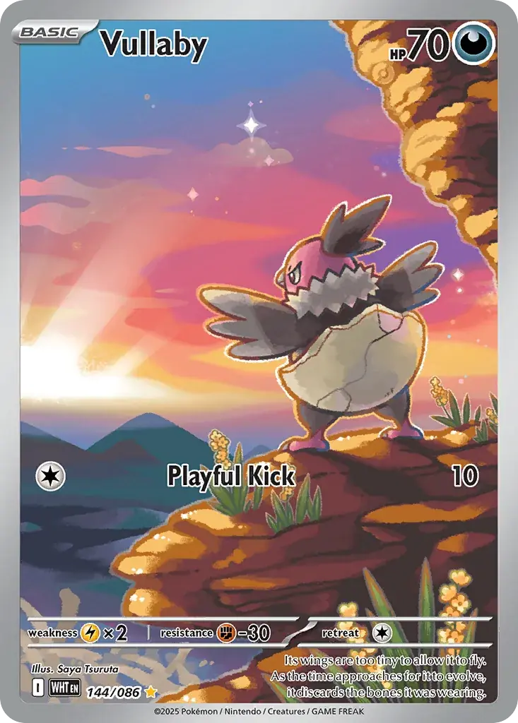 Vullaby White Flare Pokemon card