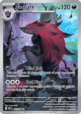 Zoroark Illustration Rare White Flare
