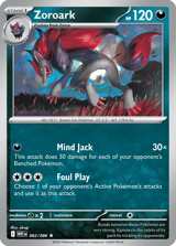 Zoroark Rare White Flare