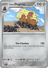 Alolan Dugtrio Uncommon Surging Sparks
