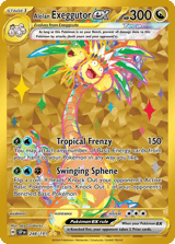 Alolan Exeggutor ex Hyper Rare Surging Sparks