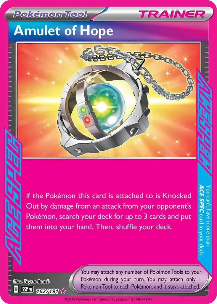 Amulet of Hope Surging Sparks Pokemon card