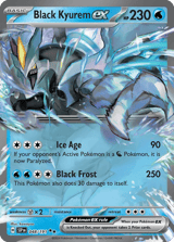 Black Kyurem ex Double Rare Surging Sparks